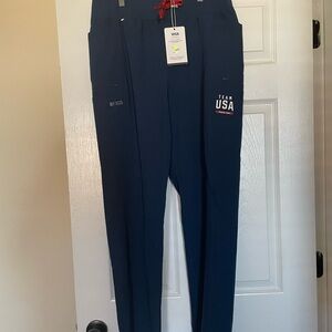 FIGS x Team USA High Waisted Scrub Pants